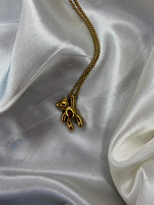 Ατσάλινο Κολιέ  Teddy Bear