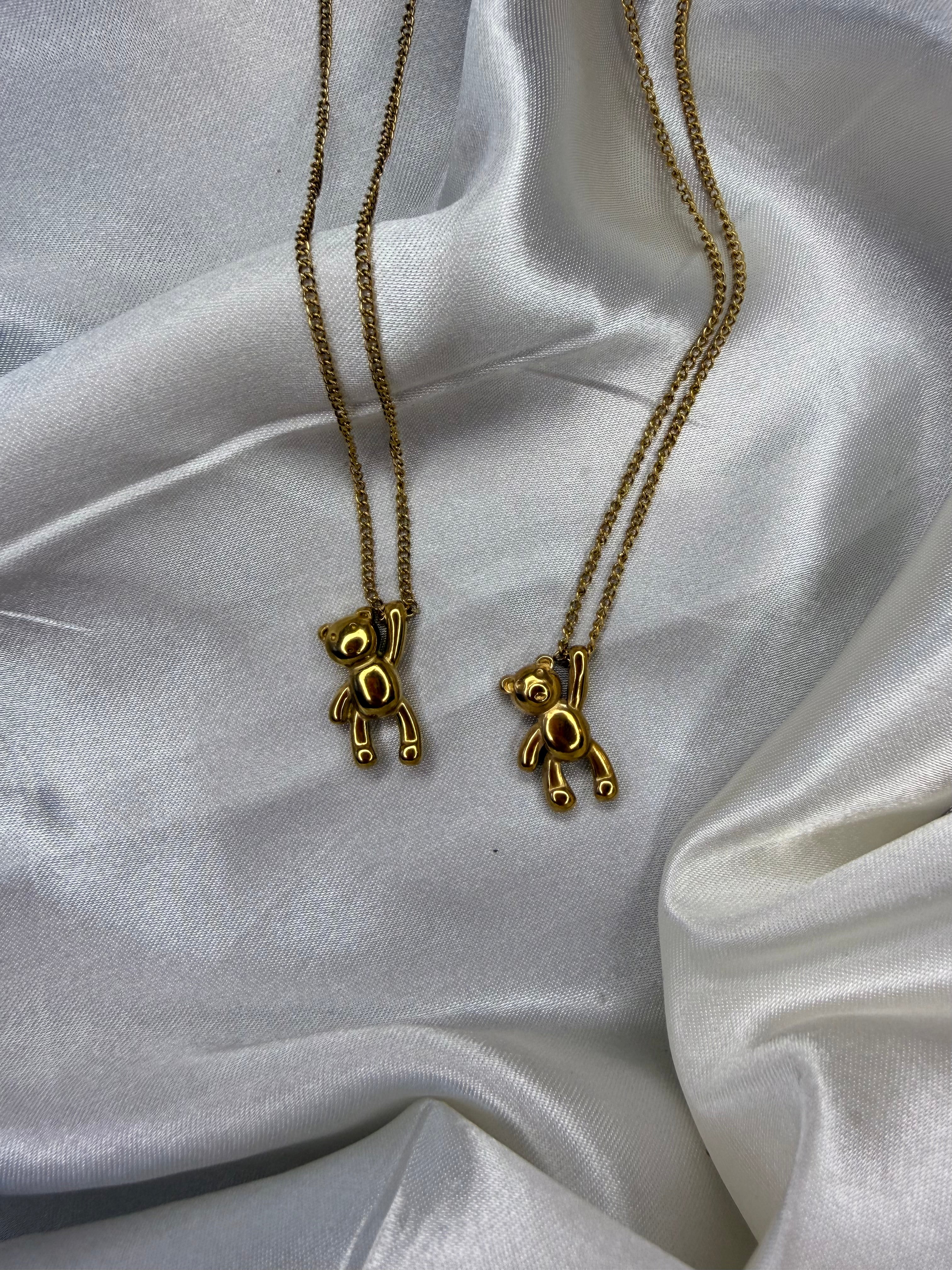 Ατσάλινο Κολιέ  Teddy Bear