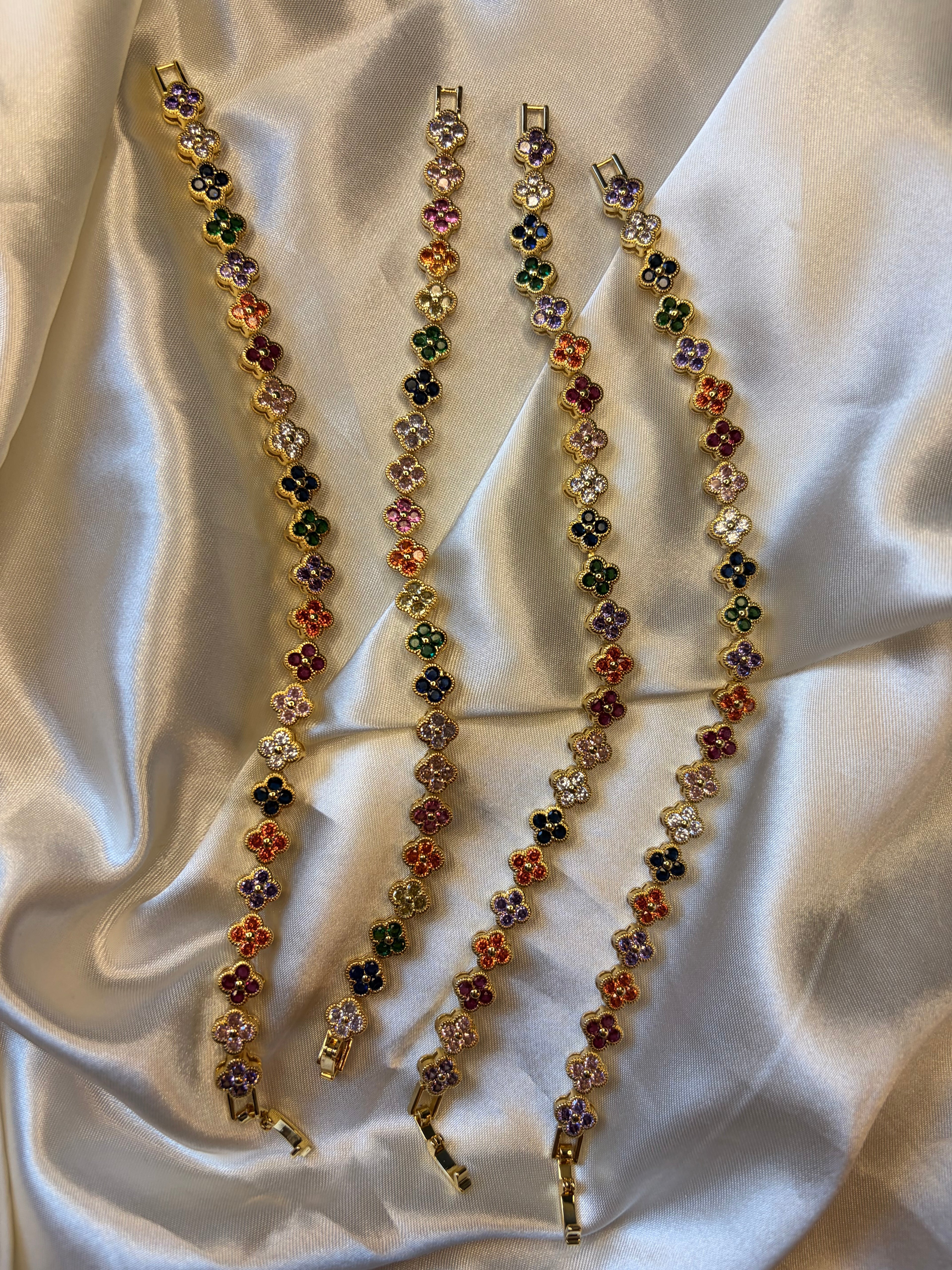 Βραχιόλι Ριβιέρα Multicolor Ζιργκόν