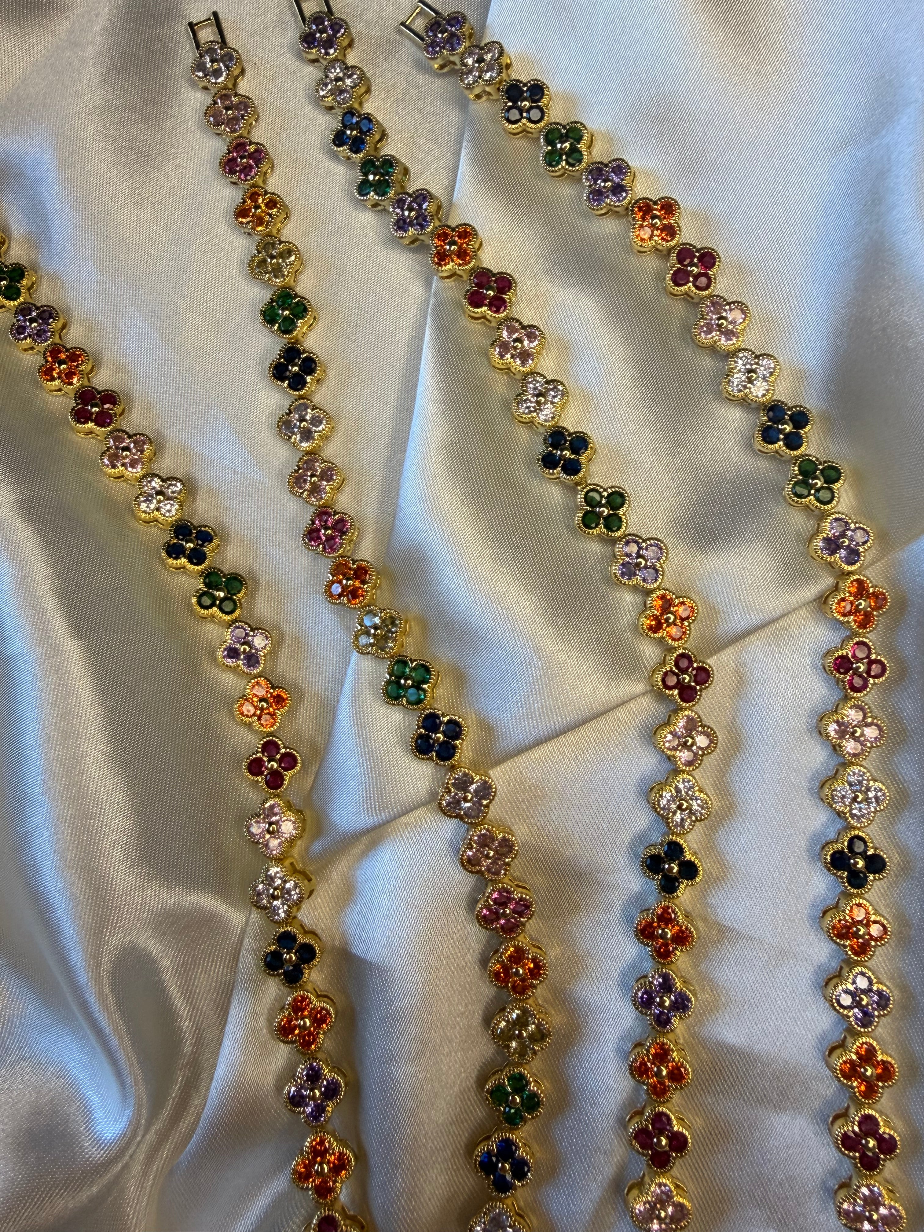 Βραχιόλι Ριβιέρα Multicolor Ζιργκόν