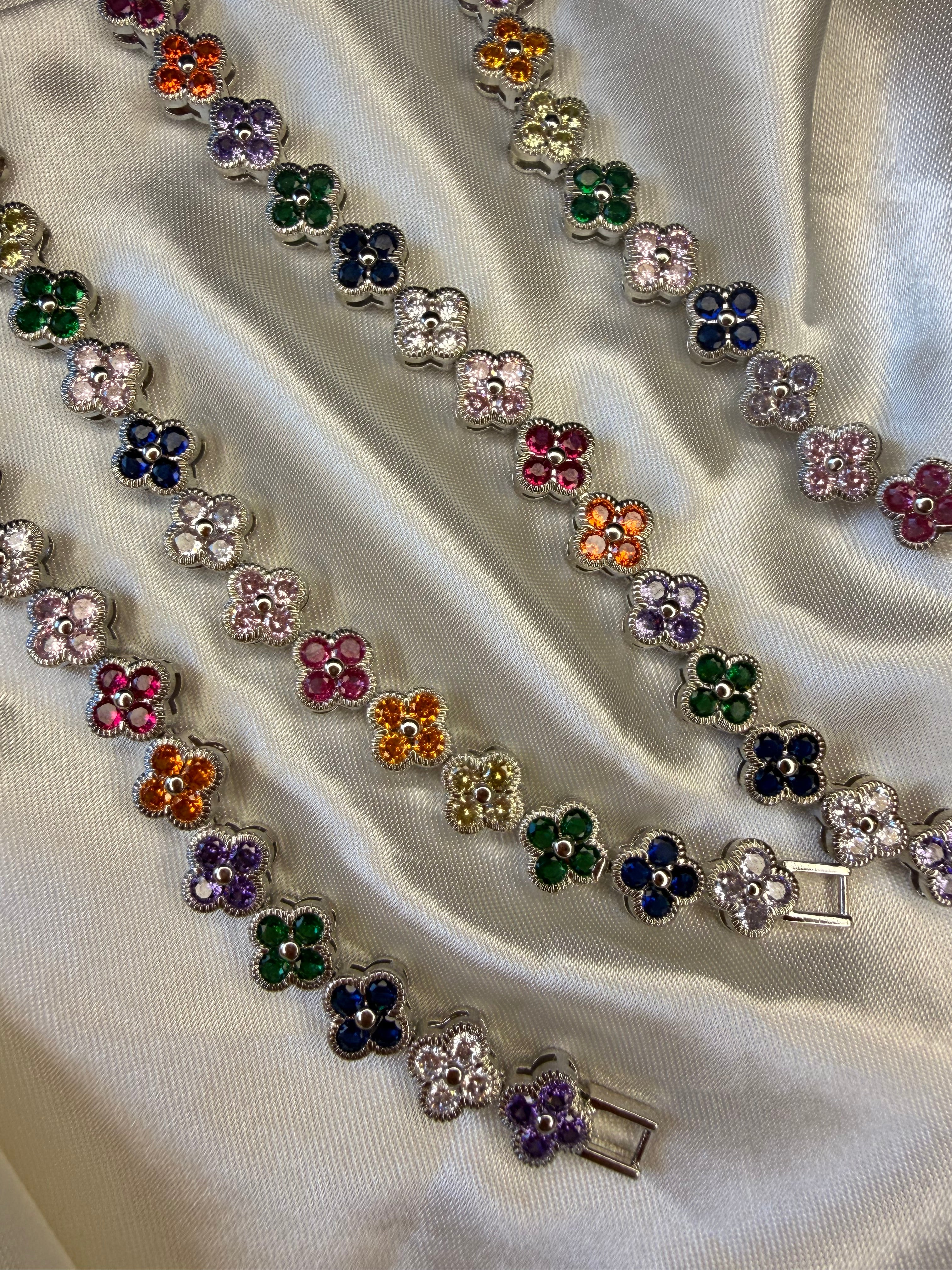 Βραχιόλι Ριβιέρα Multicolor Ζιργκόν